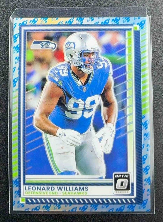 LEONARD WILLIAMS 2025 PANINI DONRUSS OPTIC #104 ROCKET PRIZM SEAHAWKS