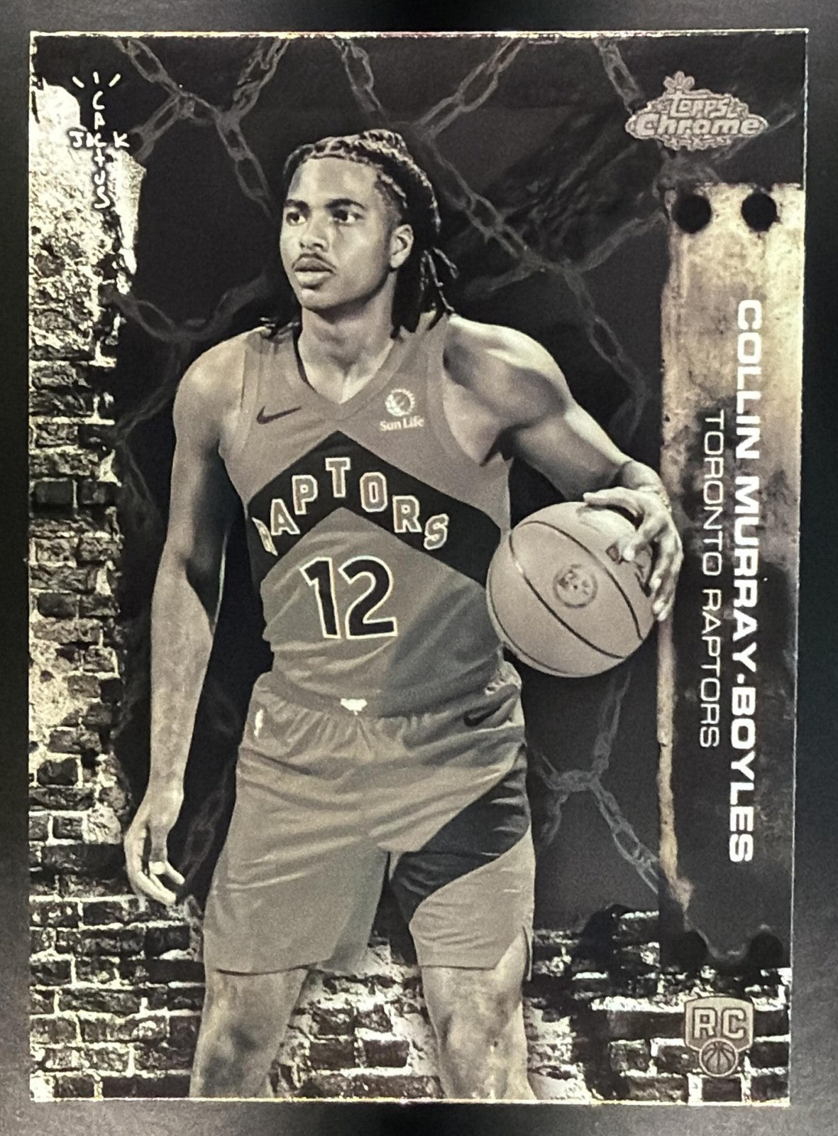 COLLIN MURRAY-BOYLES 2025-26 TOPPS CHROME X CACTUS JACK #69 RC RAPTORS