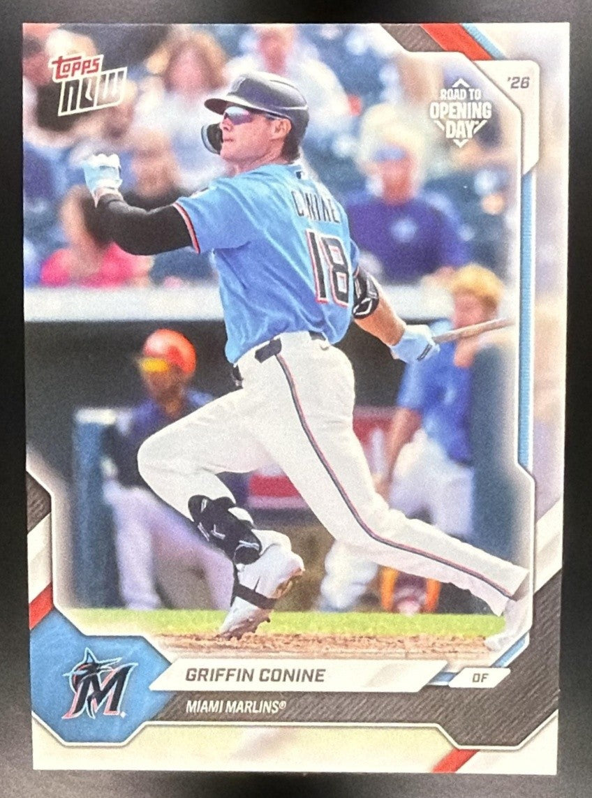 GRIFFIN CONINE 2026 TOPPS NOW ROAD TO OPENING DAY #OD-163 MARLINS
