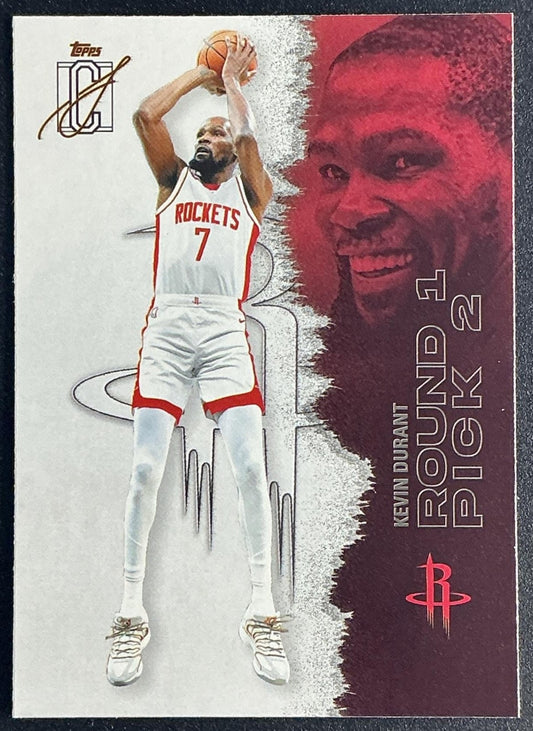 KEVIN DURANT 2025-26 TOPPS SIGNATURE CLASS #57 VETERAN ROCKETS