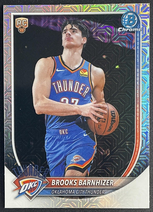 BROOKS BARNHIZER 2025-26 BOWMAN #BCV-45 CHROME MOJO REFRACTOR RC THUNDER