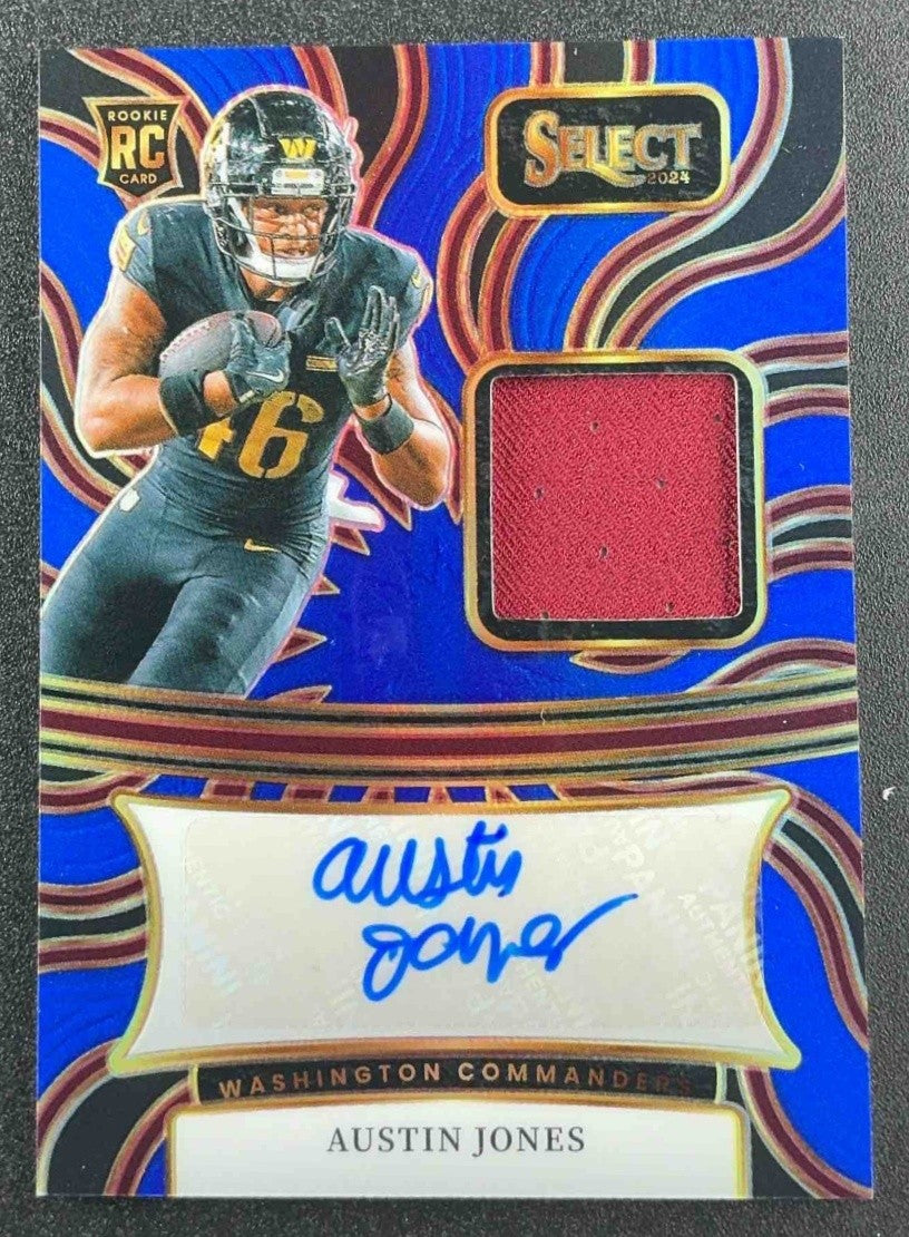 2024 Select Austin Jones #RSM-AJS Rookie Blue Prizm /75 RC Auto