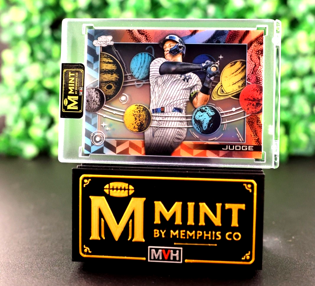 AARON JUDGE 2025 TOPPS COSMIC CHROME PLANETARIUM SSP CASE HIT YANKEES MVP