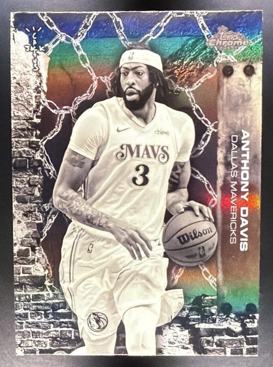 ANTHONY DAVIS 2025-26 TOPPS CHROME X CACTUS JACK #53 REFRACTOR MAVERICKS
