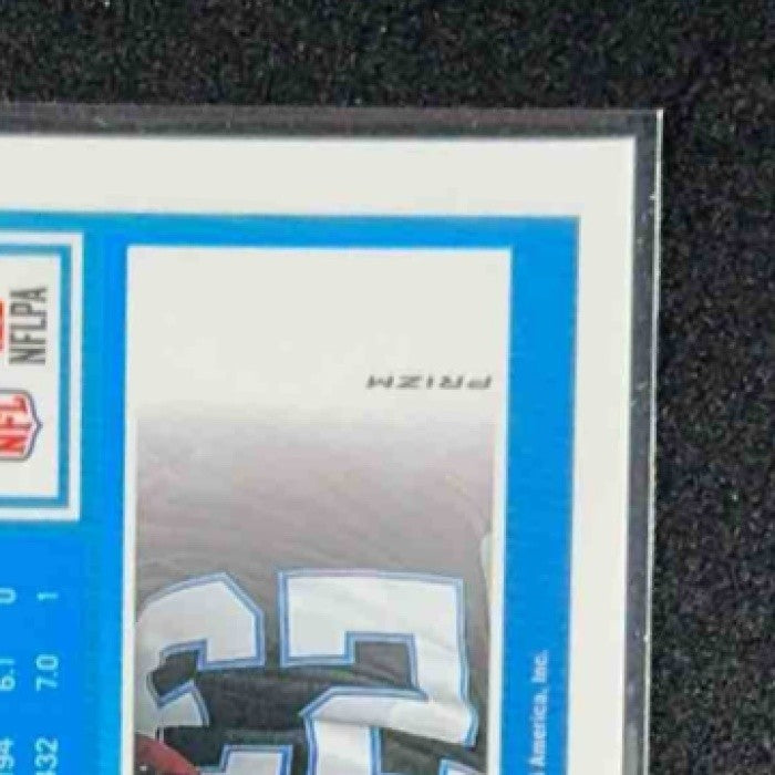 2025 Panini Donruss Optic Trevor Etienne #222 Rated Rookie Blue Hyper Prizm
