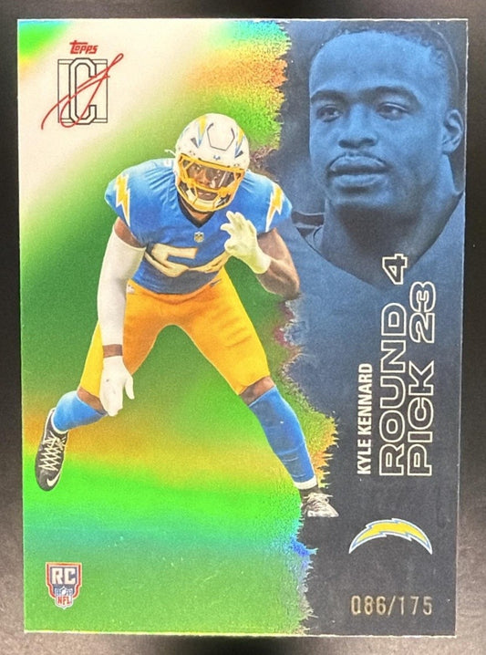 2025 Topps Signature Class Kyle Kennard #213 Rookie Lime Green Foil /175 RC
