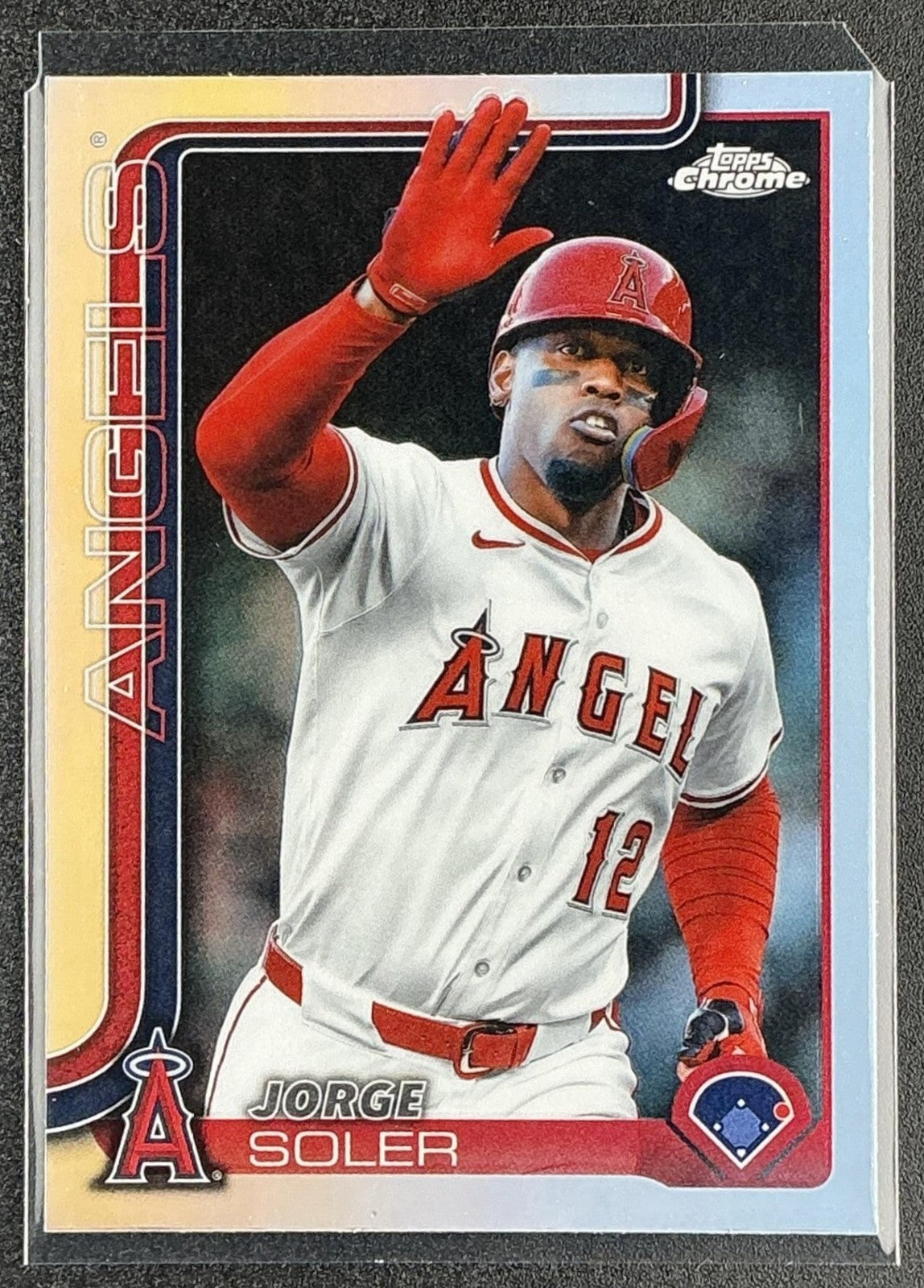 JORGE SOLER 2025 TOPPS CHROME UPDATE #USC133 REFRACTOR ANGELS