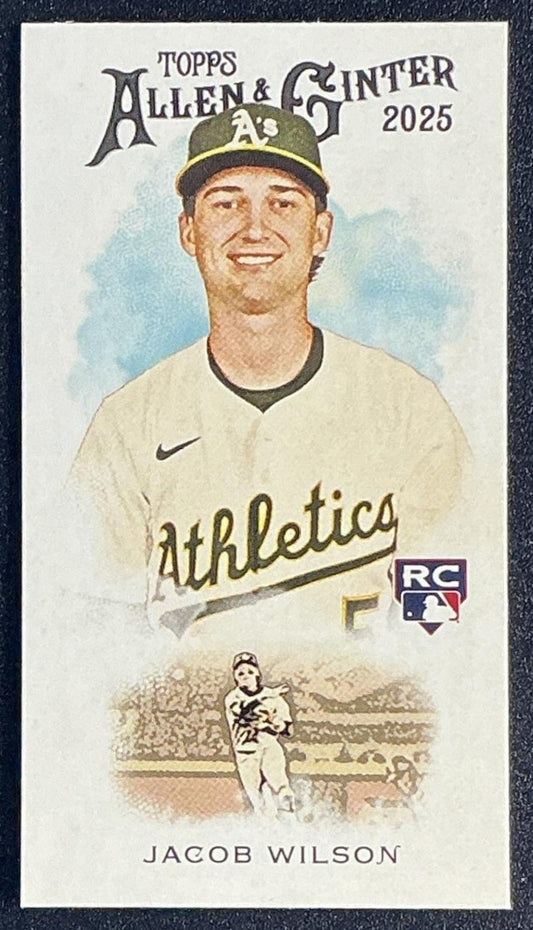 JACOB WILSON 2025 TOPPS ALLEN & GINTER #N222-23 1889 N222 MINI ATHLETICS