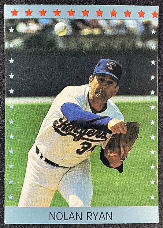 Nolan Ryan 1990 Living Legends Gray Red Stars #NNO MINT Texas Rangers