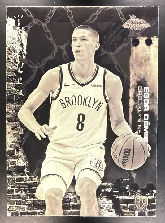 EGOR DEMIN 2025-26 TOPPS CHROME X CACTUS JACK #68 RC NETS