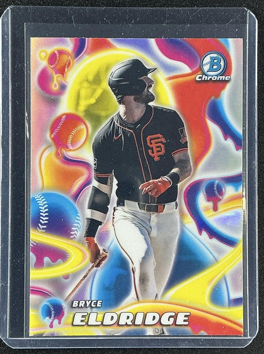 BRYCE ELDRIDGE 2025 BOWMAN CHROME #MM-15 MELT MASHERS GIANTS