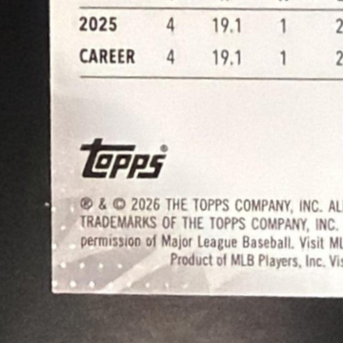 CONNELLY EARLY 2026 TOPPS FINEST #56 RC RED SOX