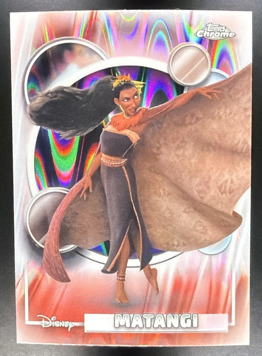 MATANGI 2026 TOPPS CHROME DISNEY #12 RAYWAVE REFRACTOR MOANA 2