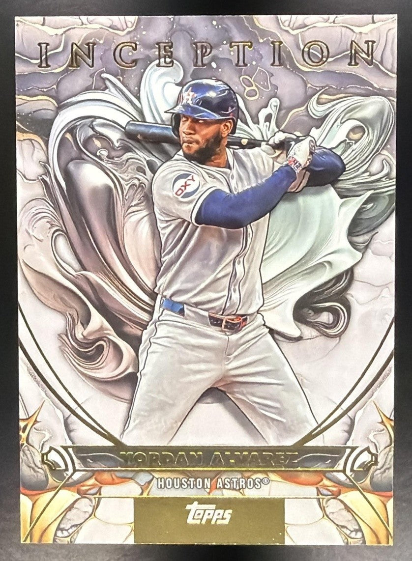 YORDAN ALVAREZ 2025 TOPPS INCEPTION #124 - SHORT PRINTS SP ASTROS