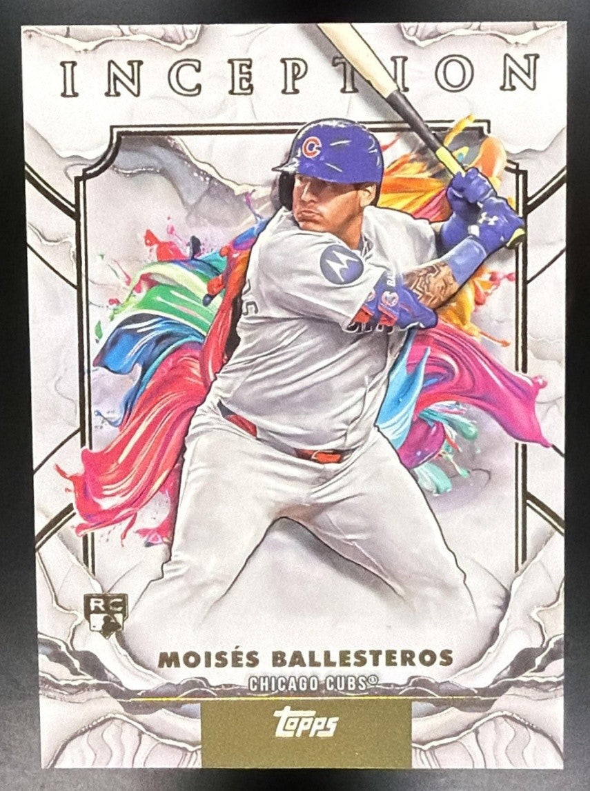 MOISES BALLESTEROS 2025 TOPPS INCEPTION #42 RC CUBS