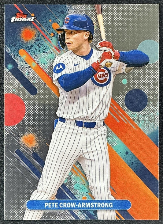 PETE CROW-ARMSTRONG 2025 TOPPS FINEST #47 COMMON CUBS