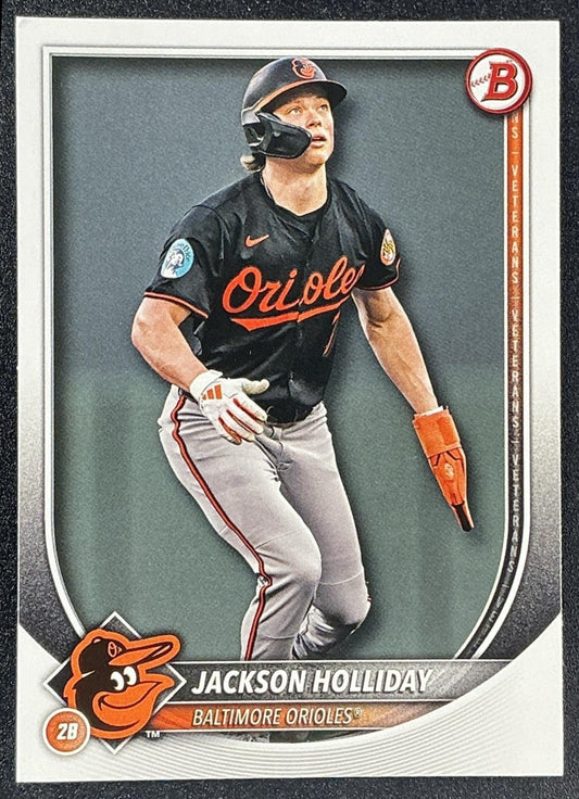 JACKSON HOLLIDAY 2025 BOWMAN #77 ORIOLES