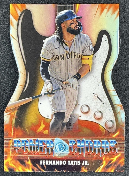 FERNANDO TATIS JR. 2026 BOWMAN #PC-22 POWER CHORDS CHROME PADRES