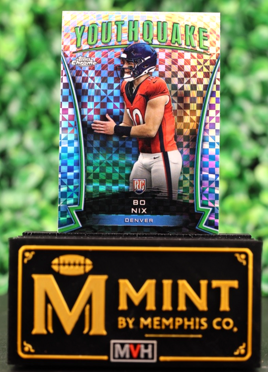 BO NIX 2024 TOPPS CHROME  YOUTHQUAKE X-FRACTOR RC