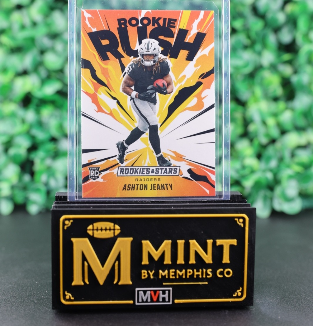 ASHTON JEANTY 2025 PANINI ROOKIES & STARS ROOKIE RUSH #1 RC