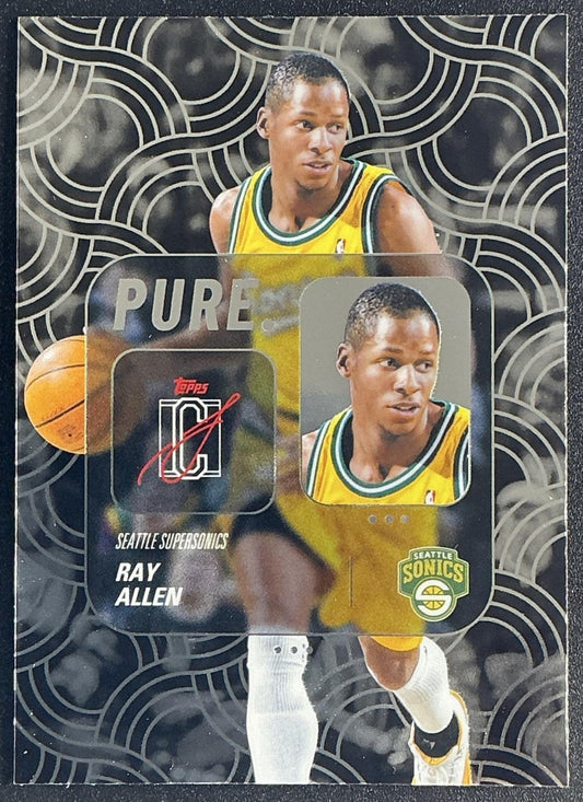 RAY ALLEN 2025-26 TOPPS SIGNATURE CLASS #PU-15 PURE SUPERSONICS