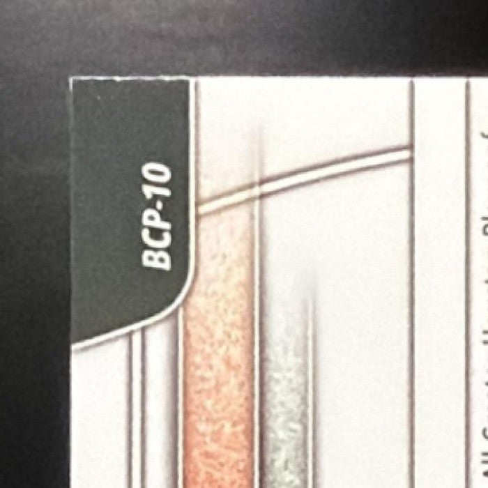 2025 Bowman Shelton Henderson #BCP-10 Chrome Reptilian Refractor 1st Prospect