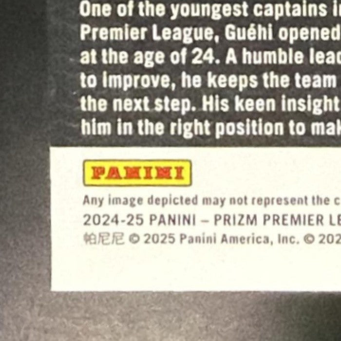 MARC GUEHI 2024-25 PANINI PRIZM PREMIER LEAGUE #166 RED 6/199 CRYSTAL PALACE