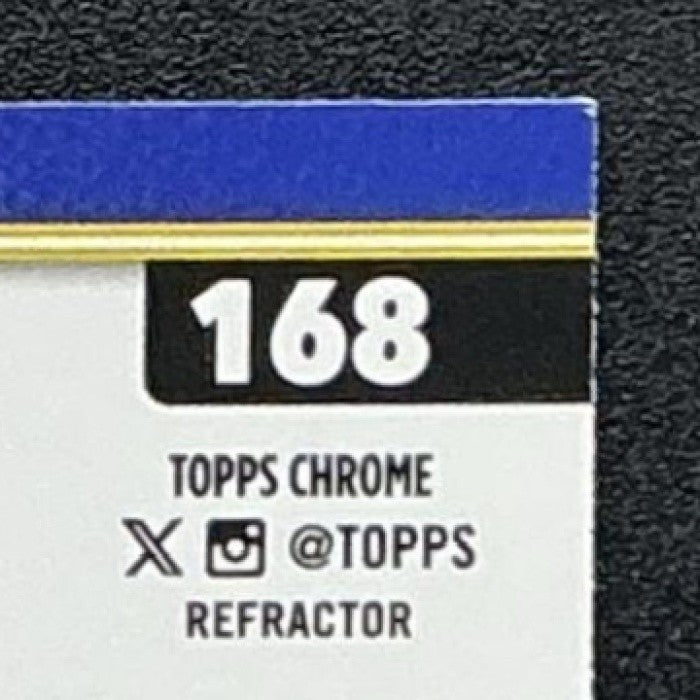 KYREN WILLIAMS 2025 TOPPS CHROME #168 REFRACTOR RAMS