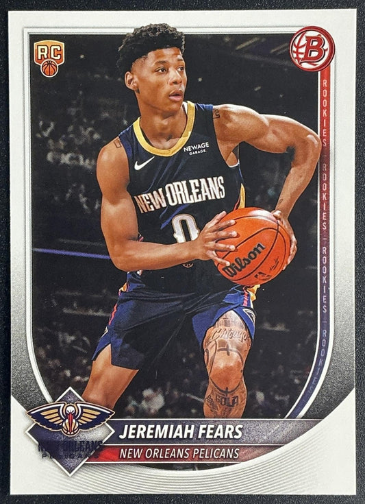 JEREMIAH FEARS 2025-26 BOWMAN #7 RC PELICANS