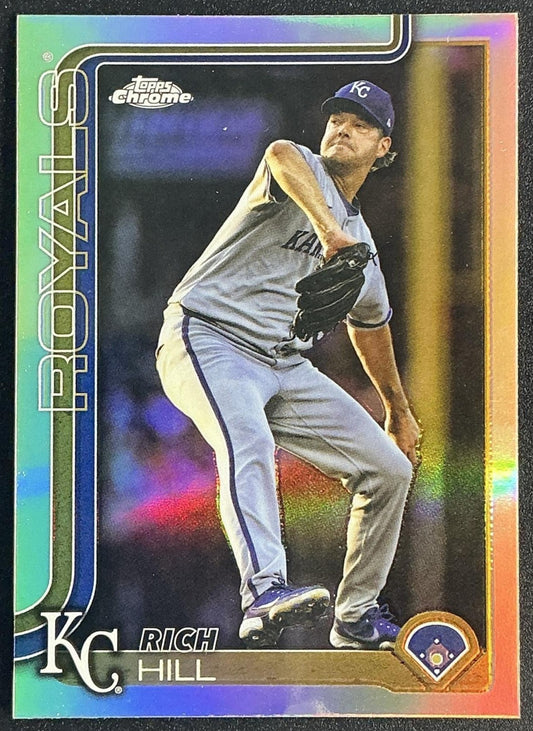 RICH HILL 2025 TOPPS CHROME UPDATE #USC64 REFRACTOR ROYALS