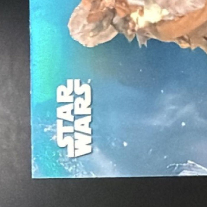 CHIEF CHIRPA 2025 TOPPS CHROME STAR WARS #112 SKYWALKER BLUE REFRACTOR 124/150
