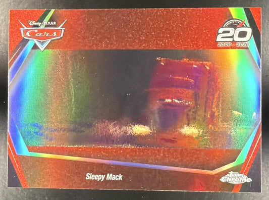 SLEEPY MACK 2026 TOPPS CHROME DISNEY #CRS-2 CARS 20TH ANNIVERSARY