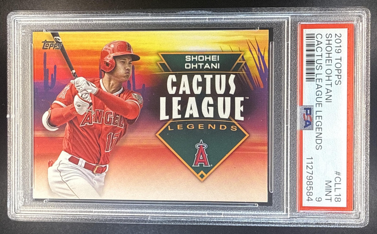 SHOHEI OHTANI 2019 TOPPS #CLL-18 CACTUS LEAGUE LEGENDS ANGELS PSA 9