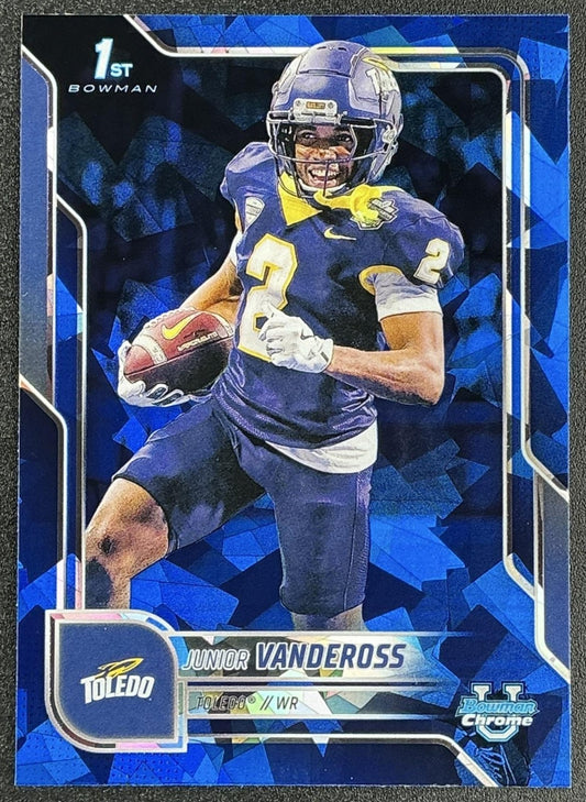 2025 Bowman Chrome University Sapphire Junior Vandeross #197 1st Prospect