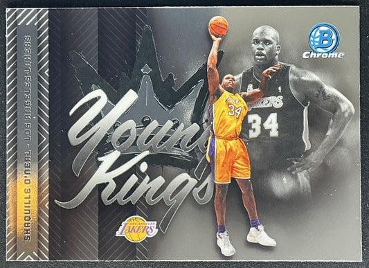 SHAQUILLE O'NEAL 2025-26 BOWMAN #YK-19 CHROME YOUNG KINGS LAKERS