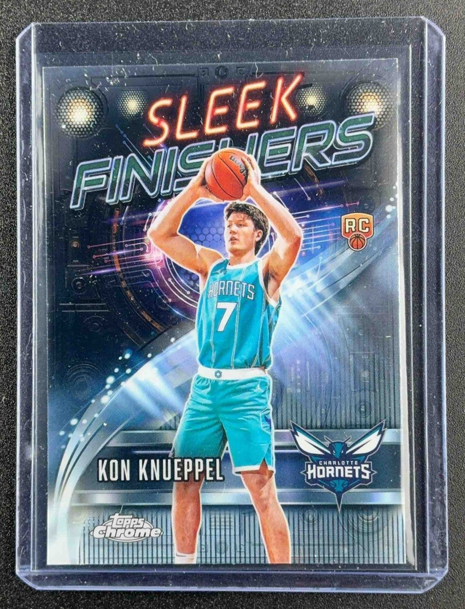 KON KNUEPPEL 2025-26 TOPPS CHROME #SF-24 SLEEK FINISHERS RC HORNETS
