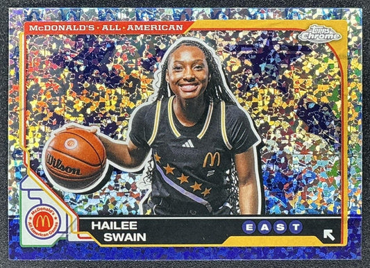 HAILEE SWAIN 2025 TOPPS CHROME MCDONALD'S ALL-AMERICAN #57 MCFLURRY REFRACTOR