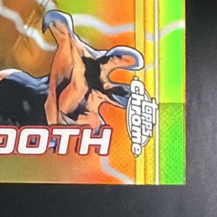 2026 Topps Chrome Marvel Comics Sabretooth Storm's Gold Lightning Refractor /50