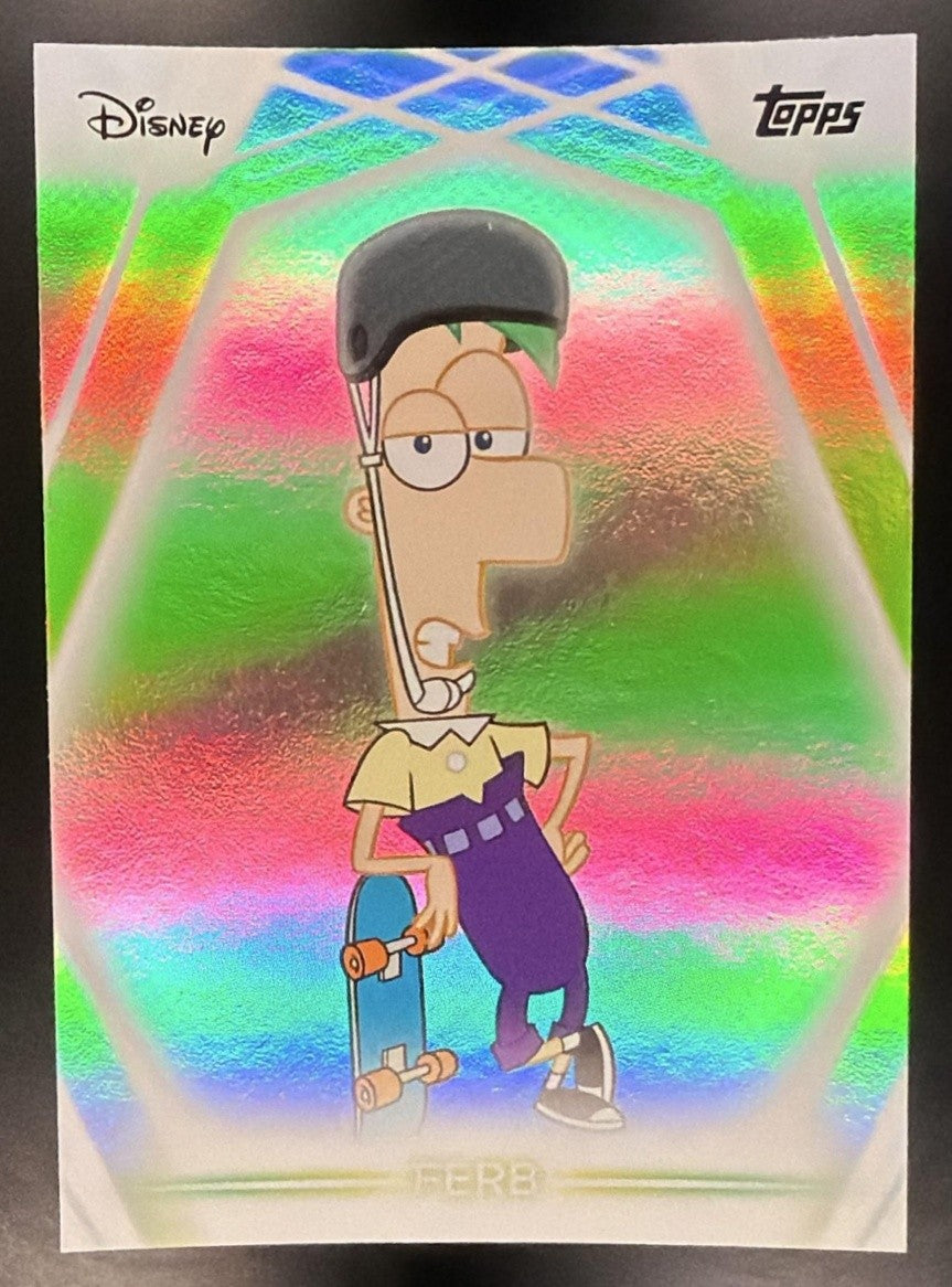 FERB 2026 TOPPS DISNEY NEON #2 RAINBOW FOIL