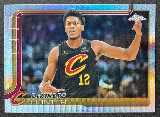 DE'ANDRE HUNTER 2025-26 TOPPS CHROME #73 PRISM REFRACTOR CAVALIERS