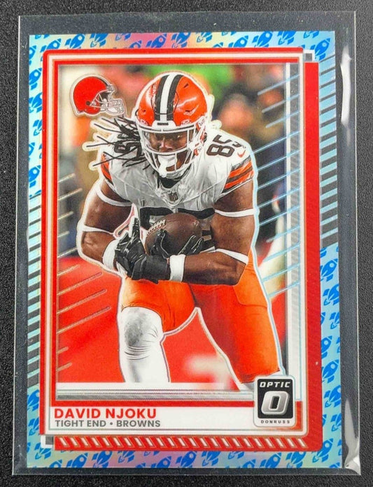 DAVID NJOKU 2025 PANINI DONRUSS OPTIC #76 ROCKET PRIZM BROWNS