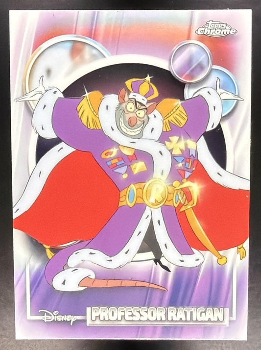 2026 Topps Chrome Disney Professor Ratigan #41 Refractor