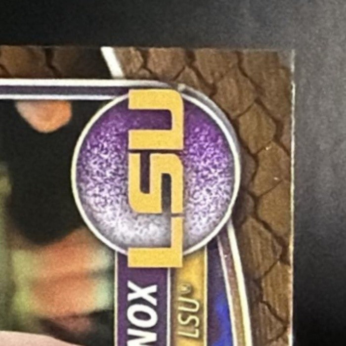 GRACE KNOX 2025-26 BOWMAN #BCP-48 CHROME REPTILIAN REFRACTOR 1ST PROSPECT TIGERS