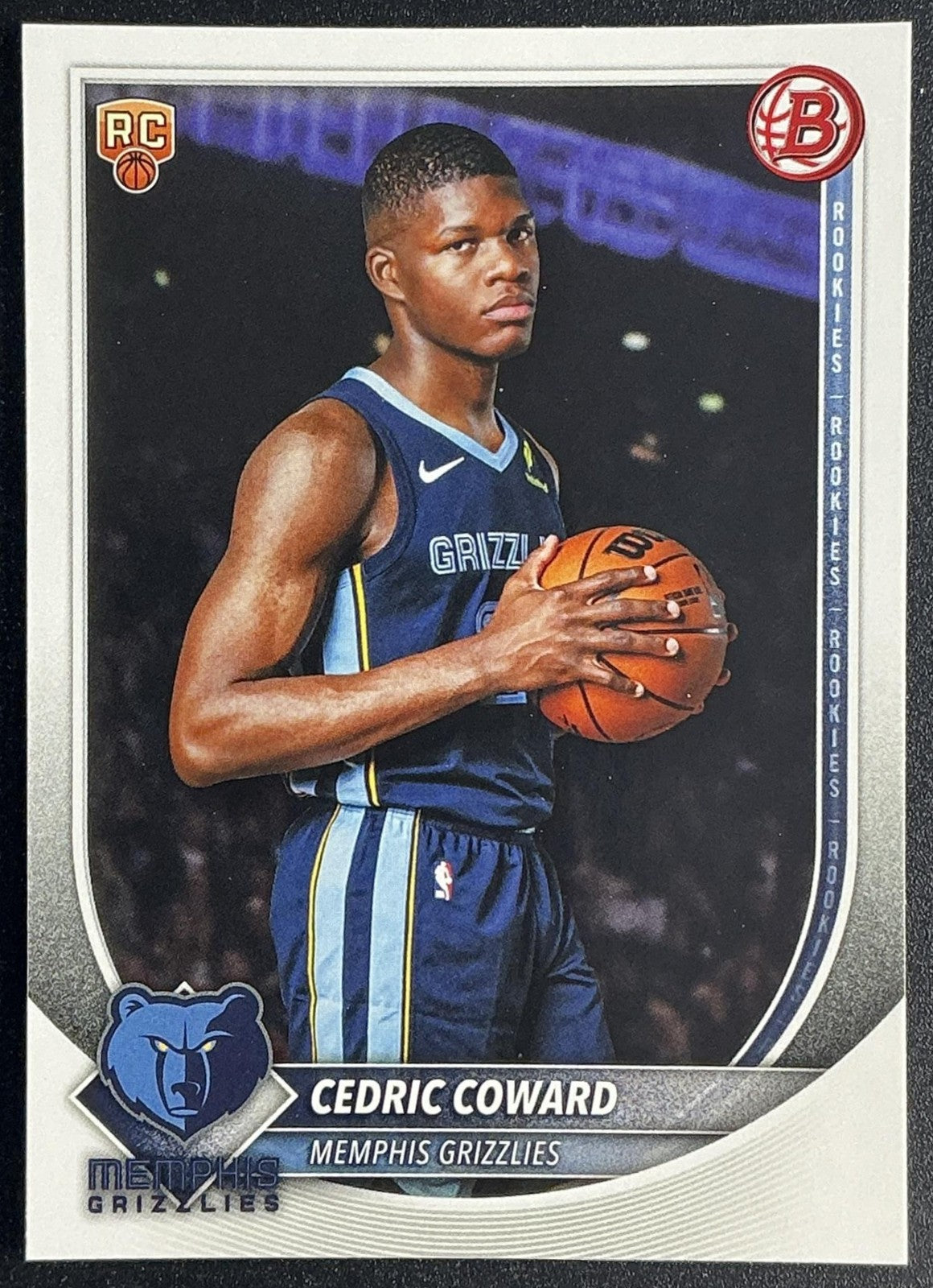 CEDRIC COWARD 2025-26 BOWMAN #11 RC GRIZZLIES