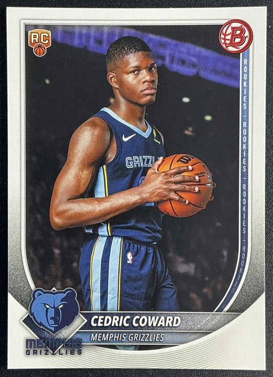 CEDRIC COWARD 2025-26 BOWMAN #11 RC GRIZZLIES