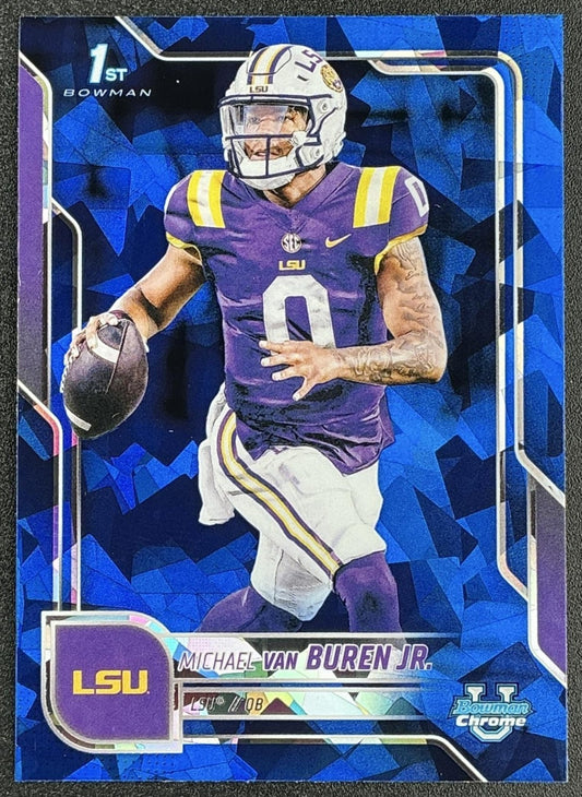 2025 Bowman Chrome University Sapphire Michael Van Buren Jr. #53 1st Prospect