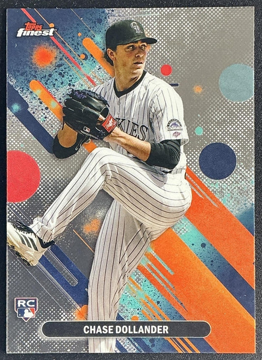 CHASE DOLLANDER 2025 TOPPS FINEST #66 COMMON RC ROCKIES