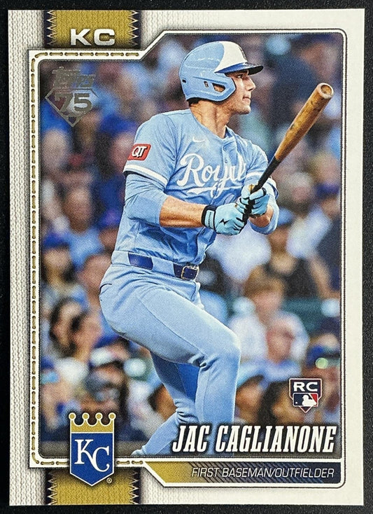 JAC CAGLIANONE 2026 TOPPS SERIES 1 #138 RC ROYALS
