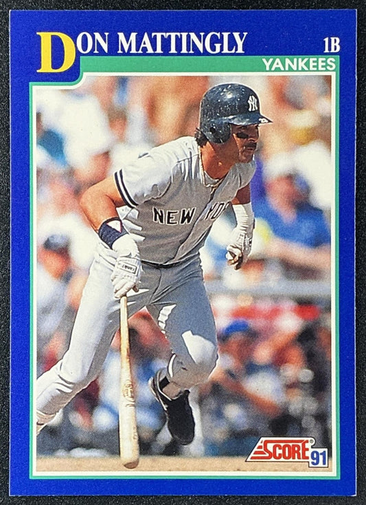DON MATTINGLY 1991 SCORE #23 YANKEES