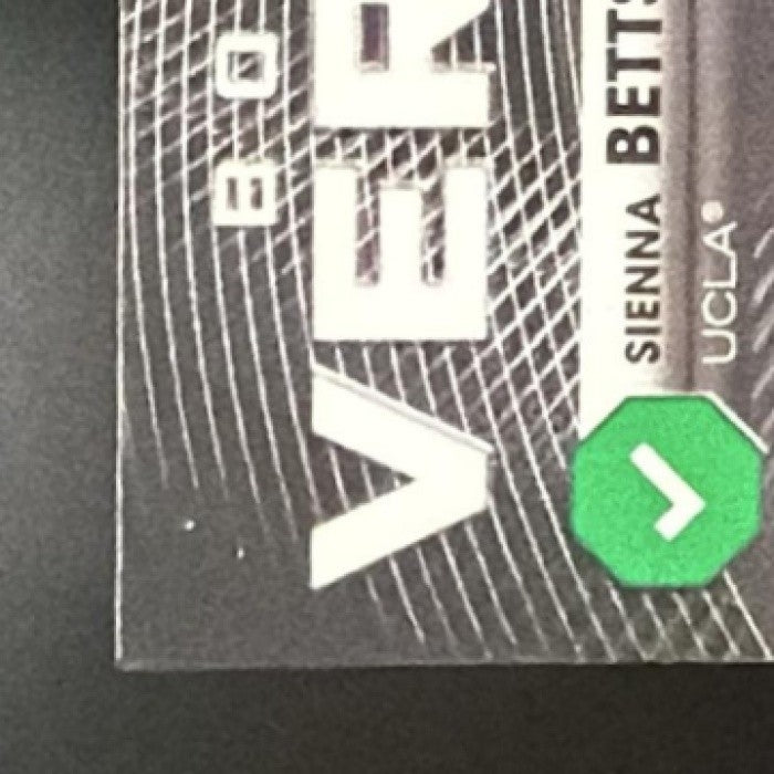 SIENNA BETTS 2025-26 BOWMAN #BV-6 CHROME VERIFIED BRUINS